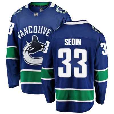 Men's Henrik Sedin Vancouver Canucks Fanatics Branded Home Jersey - Breakaway Blue