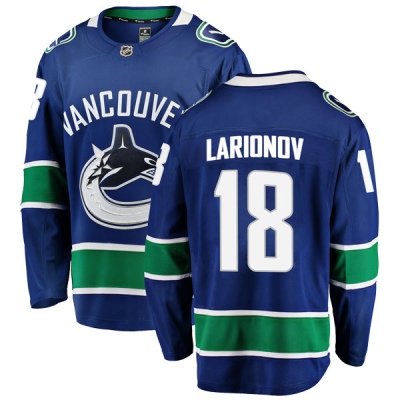 Men's Igor Larionov Vancouver Canucks Fanatics Branded Home Jersey - Breakaway Blue