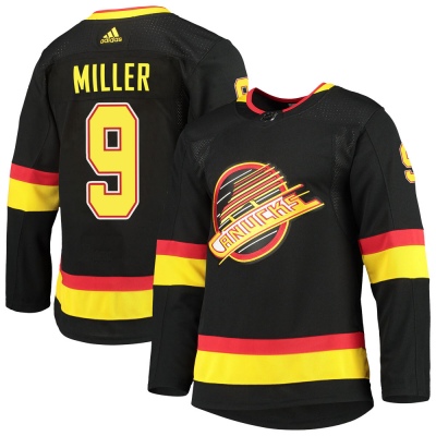 Men's J.T. Miller Vancouver Canucks Adidas Alternate Primegreen Pro Jersey - Authentic Black