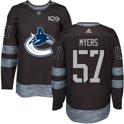 Men's Tyler Myers Vancouver Canucks 1917- 100th Anniversary Jersey - Authentic Black
