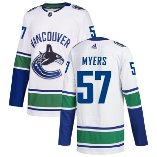 Men's Tyler Myers Vancouver Canucks Adidas zied Away Jersey - Authentic White