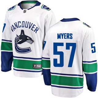 Men's Tyler Myers Vancouver Canucks Fanatics Branded Away Jersey - Breakaway White