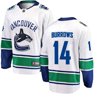Youth Alex Burrows Vancouver Canucks Fanatics Branded Away Jersey - Breakaway White