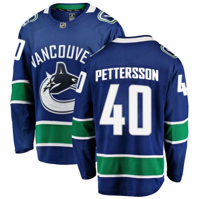 Youth Elias Pettersson Vancouver Canucks Fanatics Branded Home Jersey - Breakaway Blue