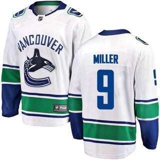 Youth J.T. Miller Vancouver Canucks Fanatics Branded Away Jersey - Breakaway White
