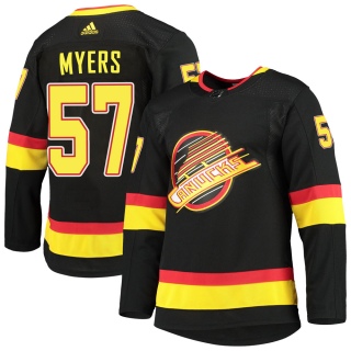 Youth Tyler Myers Vancouver Canucks Adidas Alternate Primegreen Pro Jersey - Authentic Black