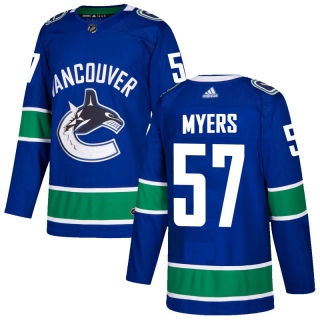 Youth Tyler Myers Vancouver Canucks Adidas Home Jersey - Authentic Blue