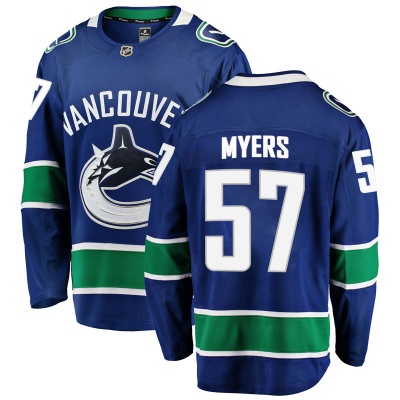 Youth Tyler Myers Vancouver Canucks Fanatics Branded Home Jersey - Breakaway Blue